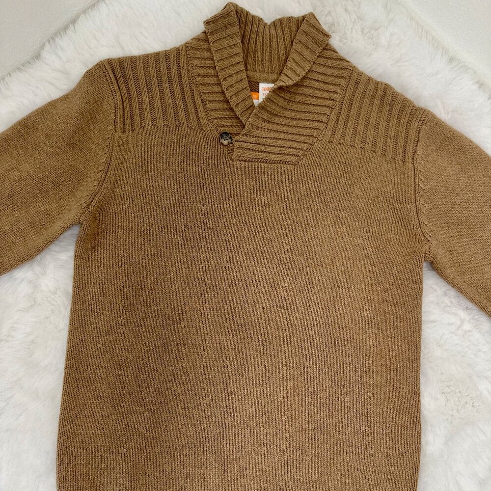 Gymboree Boys Tan Knit Sweater